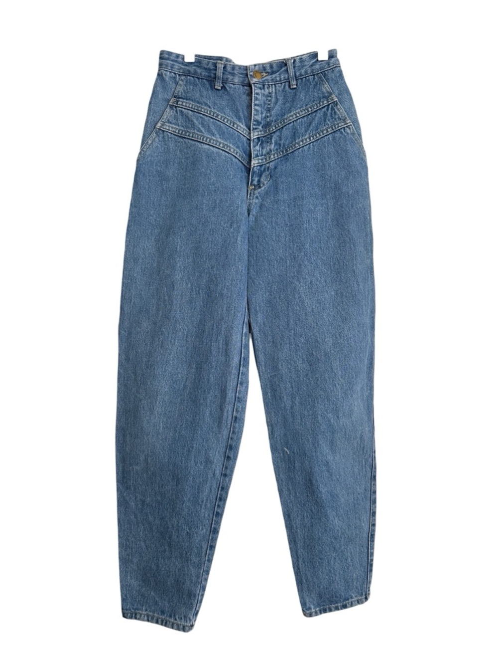 Vintage Paris Blues High Rise Tapered‎ Jeans 90s Y2K Light Wash Mom Jeans Size 7